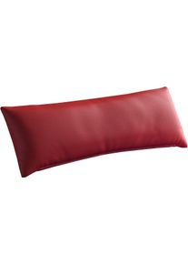 Sit & More Polsterauflage SIT & MORE "Eve", feuerrot, B:65cm H:25cm T:10cm, Leder, Polsterauflagen, Polsterauflage