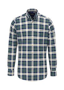 Karohemd Fynch-Hatton, Herren, Gr. 3XL, N-Gr, teal, Web, Obermaterial: 100% Baumwolle, kariert, regular fit h&uuml;ftbedeckend, Rundhals, 1-Knopf-Manschette, Hemden Karohemd, Langarmhemd mit Brusttasche