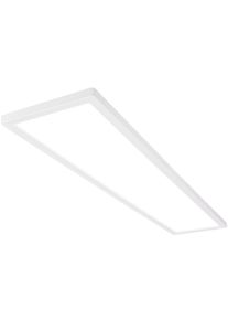 Briloner Leuchten LED Panel "Slim", wei&szlig; (wei&szlig; matt), 1, H: 3cm, Leuchten, LED Deckenlampe, ultraflach, Backlighteffekt, Wohnzimmer, Schlafzimmer, LED Panel