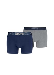 Levi's Boxer LEVI'S, Herren, Gr. XL, blau (blau, grau melange), Obermaterial: 95% Baumwolle, 5% Elasthan, Unterhosen Boxer