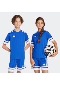 Fu&szlig;balltrikot adidas Performance "SQUADRA 25 KIDS TRIKOT", Kinder, Gr. 164, blau (royal blau, wei&szlig;), Obermaterial: 100% Polyester, Rundhals, Trikots Fu&szlig;balltrikot, f&uuml;r Kinder, mit AEROREADY-Technologie, aus Polyester, Kurzarmdesign