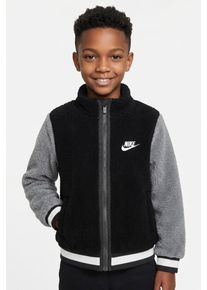 Fleecejacke Nike Sportswear, Jungen, Gr. 104 (4), schwarz, Fleece, Obermaterial: 100% Polyester. Futter: 100% Polyester, Jacken Fleecejacke, mit Rei&szlig;verschluss, aus Fleece-Material aus Polyester, pflegeleicht