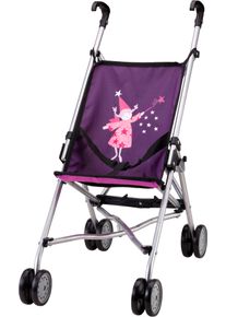 Puppenbuggy BAYER "Prinzessin", lila (lila mit fee), Puppenwagen, KinderB:27cm H:57cm T:47cm, Puppenbuggy, B:27cm H:57cm T:47cm