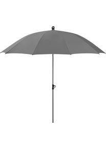 Sonnenschirm Schneider Schirme "Locarno", grau (anthrazit), Bespannung: 100% Polyester, Standschirme, Sonnenschirm