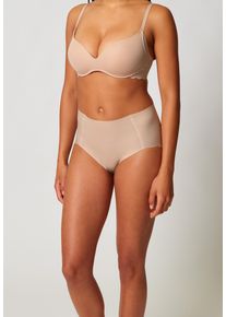 High-Waist-Slip Skiny "Sensation", Damen, Gr. 40, beige, Obermaterial: 56% Polyamid, 44% Elasthan, unifarben, Unterhosen High-Waist-Slip