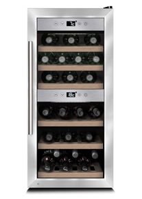 CASO GERMANY CASO Weink&uuml;hlschrank "719, WineComfort 240 Smart", Energieeffizienz: G, schwarz (silberfarben), B:40cm H:87cm T:60cm, Weink&uuml;hlschr&auml;nke, Weink&uuml;hlschrank