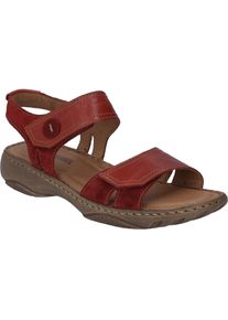 Sandale Josef Seibel "Debra 58, rot", Damen, Gr. 41, rot, Obermaterial: 100% Rindsleder Leather cow., Schuhe Sandale