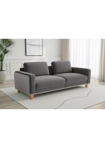 Sit & More Big-Sofa SIT & MORE "Concept", grau (anthrazit), B:186cm H:84cm T:93cm, 100% Polyester, Sofas, Big-Sofa, Modernes Sofa in drei Fu&szlig;farben zur Auswahl