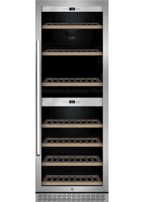 CASO GERMANY CASO Weink&uuml;hlschrank "775 WineChef Pro 126", Energieeffizienz: G, schwarz (silberfarben), B:59,5cm H:163cm T:74cm, Weink&uuml;hlschr&auml;nke, Weink&uuml;hlschrank
