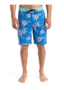 Boardshorts Quiksilver "Everyday Straight 20", Herren, Gr. 34L, blau (nebulas blau backyards), Obermaterial: 100% Polyester., Hosen Boardshorts