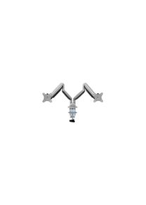 Logilink Monitor-Halterung "BP0043", silber (ohne farbbezeichnung), B:33,7cm H:16,5cm T:42,8cm, Ger&auml;tehalterungen, Monitor-Halterung