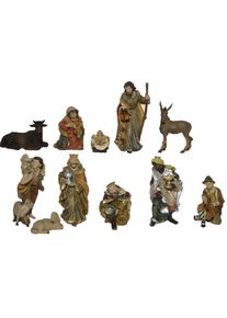 Krippenfigur ALFRED KOLBE "Weihnachtsdeko", bunt, H:11cm, Polyresin (Kunststein), Dekofiguren, Krippenfigur, naturfarbig gestaltet, H&ouml;he 11 cm