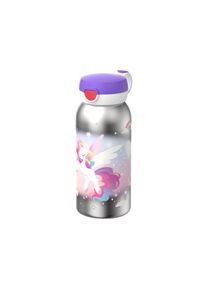 Trinkflasche Mepal "Edelstahl-Trinkflasche mit Klappdeckel Campus 600 ml", lila (unicorn glow), H:19,5cm, Trinkflaschen, Trinkflasche, Sp&uuml;lmaschinengeeignet