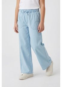 Cargojeans Roxy "SEASIDE VIEW RG", M&auml;dchen, Gr. 16 (170/176), N-Gr, light blau, Obermaterial: 100% Baumwolle, Jeans Cargojeans, f&uuml;r Kinder und Jugendliche, sportlicher Stil, bequeme Passform