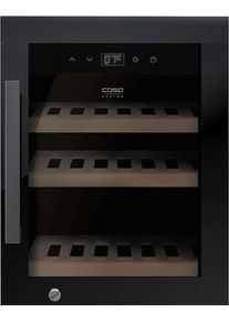 CASO GERMANY CASO Weink&uuml;hlschrank "716", Energieeffizienz: G, schwarz, B:39,5cm H:52cm T:51,5cm, Weink&uuml;hlschr&auml;nke, WineExclusive 12, Weink&uuml;hlschrank