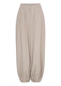 Marlene-Hose Ichi "Casual IHFAVA", Damen, Gr. 34, N-Gr, beige (dove melange), Obermaterial: 95% Polyester PES. 5% Elasthan EL., Hosen Marlene-Hose