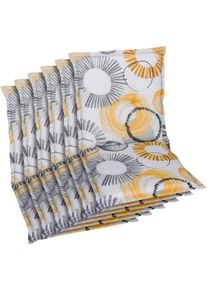 Sitzauflage GO-DE, beige, B:50cm H:6cm T:100cm, Baumwolle, Polyester, Polyurethan, Polsterauflagen, Sitzauflage, Ma&szlig;e ca.: 50 cm x 100 cm x 6 cm