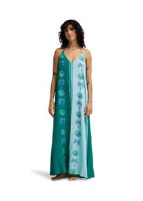 Strickkleid Billabong "Gypsy Colorblock", Damen, Gr. XL, gr&uuml;n (tidepool), Obermaterial: 100% Viskose., Kleider Strickkleid