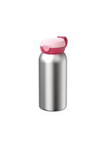 Trinkflasche Mepal "Edelstahl-Trinkflasche mit Klappdeckel Campus 600 ml", rosa (cool pink), H:19,5cm, Trinkflaschen, Trinkflasche, Sp&uuml;lmaschinengeeignet