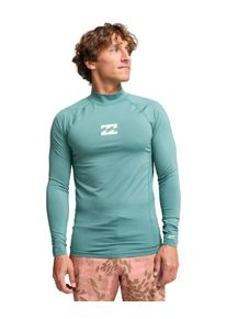 Rash Guard Billabong "Waves All Day", Herren, Gr. M, sea gr&uuml;n, Obermaterial:85% Polyester, 15% Elasthan., Shirts Rash Guard