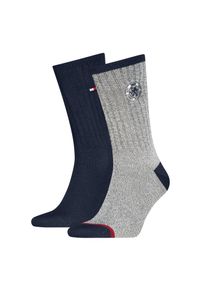 Socken Tommy Hilfiger, Herren, Gr. 43-46, navy, Obermaterial: 71% Baumwolle, 27% Polyamid, 2% sonstige Fasern, Socken Socken