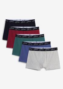 bonprix Chiloți boxer mulați (5 buc.), negru, 9 (3XL)