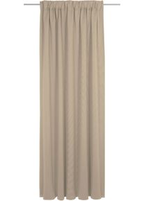 Vorhang Adam "Uni Collection, Made in Germany", braun (hellbraun), B:142cm H:385cm, Baumwolle (Bio-Baumwolle), Gardinen, Vorhang, Blickdichter aus 100% Bio-Baumwolle, Vorhang nach Wunschma&szlig;