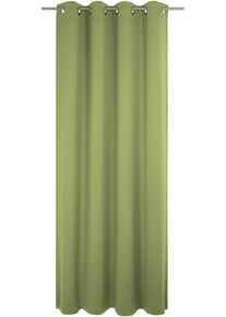 Vorhang WIRTH "Dim out", gr&uuml;n, B:142cm H:155cm, Polyester, Gardinen, Vorhang, nach Ma&szlig;