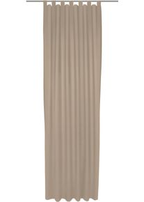 Vorhang Adam "Uni Collection", braun (hellbraun), B:142cm H:255cm, Baumwolle (Bio-Baumwolle), Gardinen, Vorhang, Blickdichter aus 100% Bio-Baumwolle