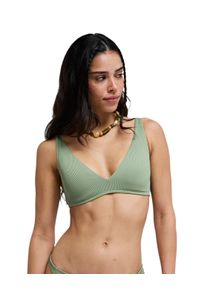 Triangel-Bikini-Top Roxy "Roxy Love Elongated Tri", Damen, Gr. XXL, Cup B, gr&uuml;n (olivgr&uuml;n), Obermaterial: 91% Nylon, 9% Elasthan., Bikini-Oberteile Triangel-Bikini-Top, Topseller