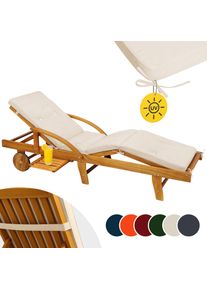 Detex Auflage Sunlounger Creme 195x55x5cm