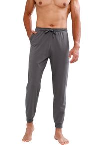 Heren Jerseybroek met elastische ribboordjes antraciet Maat 56/58