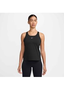 Tanktop Nike "Nike Pro Women's Dri-FIT Tank Top", Damen, Gr. XS, schwarz (schwarz, wei&szlig;), Obermaterial: 87% Polyester, 13% Elasthan, Tops Tanktop, &auml;rmelloses Design, Tanktop-Schnitt