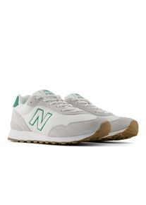 Sneaker New Balance "515", Herren, Gr. 41,5, wei&szlig; (reflection, nb 103 wei&szlig;, outfield), Leder, Textil, Schuhe Sneaker