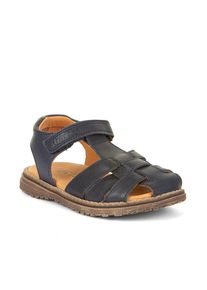 Sandale froddo, M&auml;dchen, Gr. 34, blau (dunkelblau), Leder, Schuhe Sandale
