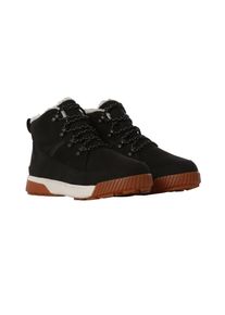 Wanderschuh The North Face "W SIERRA MID LACE WP", Damen, Gr. 41, schwarz, Leder, Schuhe Wanderschuh, Winterstiefel,wasserdicht,w&auml;rmend