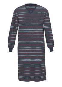 Pyjama Ammann "Nachthemd 1/1 Arm Men / Nightwear", Herren, Gr. 58, blau (nightblau), Obermaterial: 100% Baumwolle CO., Homewear-Sets Pyjama