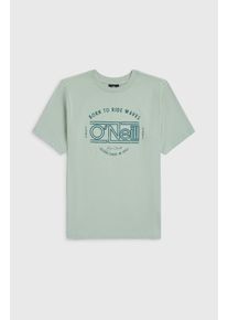 O`Neill T-Shirt O'NEILL "O'NEILL MUIR T-SHIRT", Jungen, Gr. 116 (110), gr&uuml;n (marble arch), Obermaterial: 100% Baumwolle, Shirts T-Shirt, f&uuml;r Kinder geeignet, aus atmungsaktiver Baumwolle