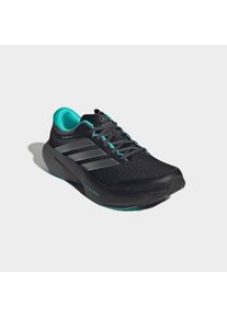 Laufschuh adidas Performance "SUPERNOVA RISE 3 MERCEDES AMG PETRONAS F1 TEAM", Herren, Gr. 46, core schwarz, silber metallic, semi mint rush, Synthetik, Schuhe Laufschuh, Mercedes AMG Motorsport