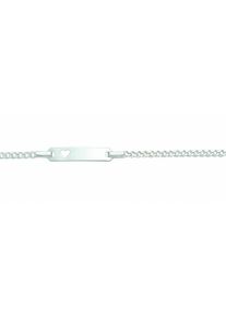 Adelia&acute;s Silberarmband ADELIA&acute;S "Adelia's 925 Silber Flach Panzer Armband 14 cm &Oslash; 2,4 mm" Gr. 14, silber, Armb&auml;nder, Damen, Silber 925 (Sterlingsilber), Silberarmband