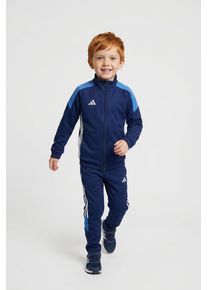 Trainingsanzug adidas Performance "TIRO 26 ESSENTIALS KIDS" Gr. 164, blau (dunkelblau, bright royal, wei&szlig;), Sportanz&uuml;ge, Kinder, 164, Obermaterial: 100% Polyester, Trainingsanzug