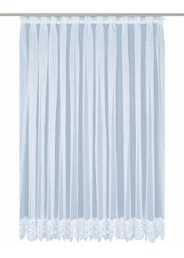 Gardine WIRTH "Elvira" Gr. 8, wei&szlig;, B:750cm H:145cm, Sabl&eacute;, Polyester, Gardinen, Gardine, gerader Store