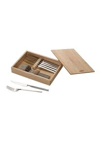 Villeroy & Boch Besteck-Set VILLEROY & BOCH "Steakbesteck NewWave 6er Set silber", silber, 12, Essbesteck-Sets, Besteck-Set, Sp&uuml;lmaschinenfest