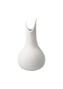 Dekovase Goebel "Vase Studio 8 Pure Raindrop 15 cm wei&szlig;", wei&szlig;, B:8cm H:15cm T:8cm &Oslash;:11cm, Vasen, Dekovase, Abwischbar