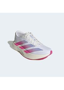 Laufschuh adidas Performance "ADIZERO EVO SL", Damen, Gr. 38, cloud wei&szlig;, lucid fuchsia, violet tone, Textil, Schuhe Laufschuh, angelehnt an das Design vom Adios Pro Evo