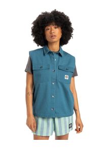Kurzarmshirt Quiksilver "Jolk", Damen, Gr. XS, blau (real teal), Obermaterial: 100% Baumwolle., Shirts Kurzarmshirt
