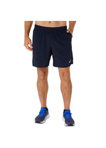 Laufshorts asics "asics CORE 7IN SHORT", Herren, Gr. XL, N-Gr, blau (midnight), Obermaterial: 100% Polyester, Hosen Laufshorts