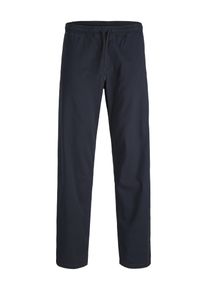 Jack & Jones Schlupfhose JACK & JONES "JPSTKANE DYLAN JOGGER", Herren, Gr. XXL, N-Gr, schwarz navy, Web, Obermaterial: 98% Baumwolle, 2% Elasthan, unifarben, loose fit lang, Hosen Schlupfhose, Baumwollmischung, loose Fit