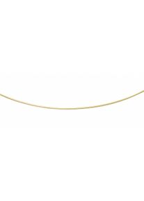 Adelia&acute;s Halsreif ADELIA&acute;S "Adelia's 333 Gold Tonda Halskette 45 cm" Gr. 45, gold, Halsketten, Damen, Gelbgold 333, Halsreif