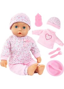 Babypuppe BAYER "My First Lisa 36 cm", rosa, Puppen, Baby, Babypuppe, mit Funktion